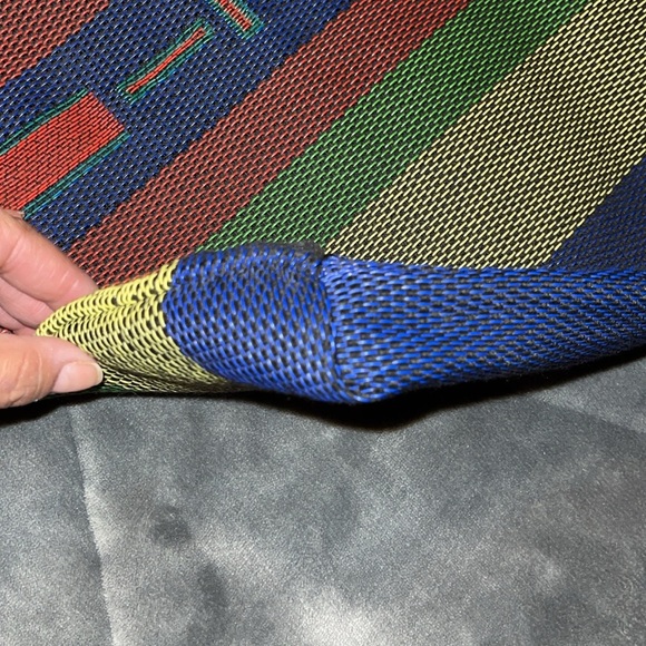 Preloved Gucci woven rubber tote bag excellent condition 16”X17” every day use - Picture 6 of 12